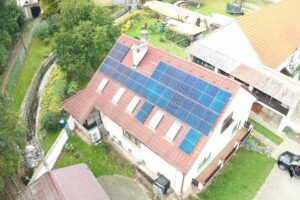 Hybridní elektrárna - Dolany u Kladna - panely