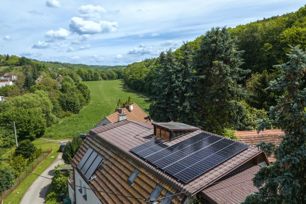 Hybridní elektrárna - Zákolany - panely